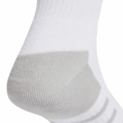 3 Paires De Chaussettes Adidas Essentials Climacool Blanc -Tennis Compagnie Magasin 3 paires de chaussettes adidas essentials climacool blanc 2
