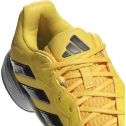 Chaussure Enfant Adidas Barricade Toutes Surfaces Jaune -Tennis Compagnie Magasin chaussure enfant adidas barricade toutes surfaces jaune 4