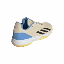 Chaussure Enfant Adidas CourtFlash Beige -Tennis Compagnie Magasin chaussure enfant adidas courtflash beige 3