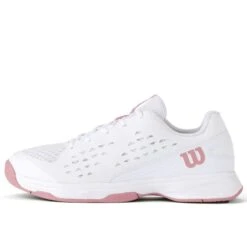 Chaussure Enfant Wilson Rush Pro L Toutes Surfaces Blanc -Tennis Compagnie Magasin chaussure enfant wilson rush pro l toutes surfaces blanc 2