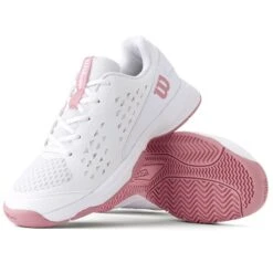 Chaussure Enfant Wilson Rush Pro L Toutes Surfaces Blanc -Tennis Compagnie Magasin chaussure enfant wilson rush pro l toutes surfaces blanc 4
