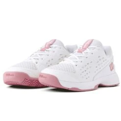 Chaussure Enfant Wilson Rush Pro L Toutes Surfaces Blanc -Tennis Compagnie Magasin chaussure enfant wilson rush pro l toutes surfaces blanc 5