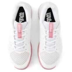 Chaussure Enfant Wilson Rush Pro L Toutes Surfaces Blanc -Tennis Compagnie Magasin chaussure enfant wilson rush pro l toutes surfaces blanc 6