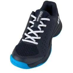 Chaussure Enfant Wilson Rush Pro L Toutes Surfaces Bleu Marine -Tennis Compagnie Magasin chaussure enfant wilson rush pro l toutes surfaces bleu marine 3