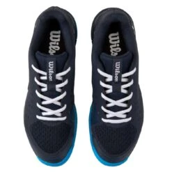 Chaussure Enfant Wilson Rush Pro L Toutes Surfaces Bleu Marine -Tennis Compagnie Magasin chaussure enfant wilson rush pro l toutes surfaces bleu marine 5
