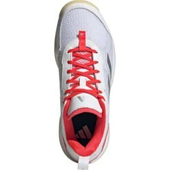 Chaussure Femme Adidas Avaflash Toutes Surfaces Blanc -Tennis Compagnie Magasin chaussure femme adidas avaflash toutes surfaces blanc 4
