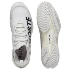 Chaussure Lacoste AG-LT25 Lite Toutes Surfaces Blanc -Tennis Compagnie Magasin chaussure lacoste ag lt25 lite toutes surfaces blanc 4