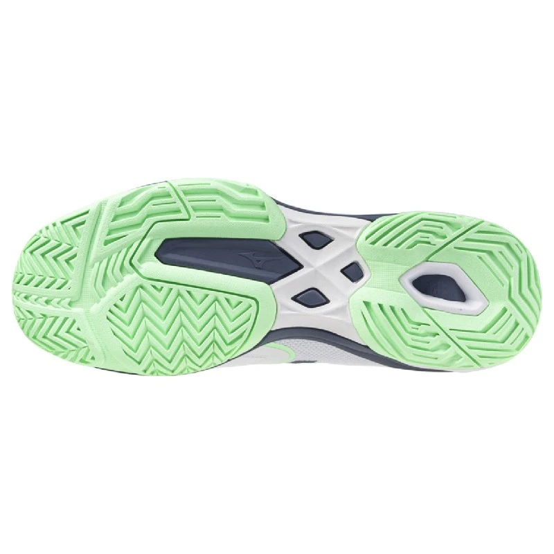 Chaussure Mizuno Wave Exceed Light 2 AC Toutes Surfaces Blanc/Vert 2 Chaussure Mizuno Wave Exceed Light 2 AC Toutes Surfaces Blanc/Vert – Image 2
