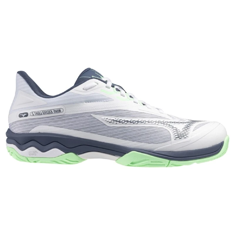 Chaussure Mizuno Wave Exceed Light 2 AC Toutes Surfaces Blanc/Vert 1 Chaussure Mizuno Wave Exceed Light 2 AC Toutes Surfaces Blanc/Vert