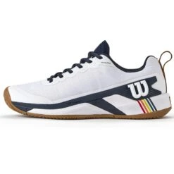 Chaussure Wilson Rush Pro 4.5 Terre Battue Blanc -Tennis Compagnie Magasin chaussure wilson rush pro 45 terre battue blanc 2