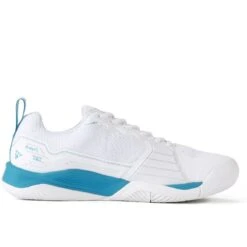 Chaussure Wilson Rush Pro 4.5 Toutes Surfaces Blanc/Bleu -Tennis Compagnie Magasin chaussure wilson rush pro 45 toutes surfaces blanc bleu 2