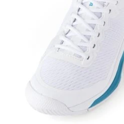 Chaussure Wilson Rush Pro 4.5 Toutes Surfaces Blanc/Bleu -Tennis Compagnie Magasin chaussure wilson rush pro 45 toutes surfaces blanc bleu 5
