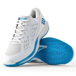 Chaussures Wilson Rush Pro Ace Toutes Surfaces Blanc -Tennis Compagnie Magasin chaussures wilson rush pro ace toutes surfaces blanc 3