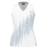 Débardeur Femme Head Performance Tank Top Blanc/Bleu