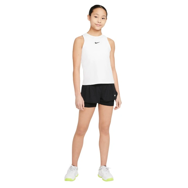 Débardeur Fille Nike Dri-FIT Victory Blanc 5 Débardeur Fille Nike Dri-FIT Victory Blanc – Image 5
