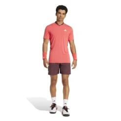 Polo Adidas Pro Climacool FreeLift Rouge -Tennis Compagnie Magasin polo adidas pro climacool freelift rouge 5