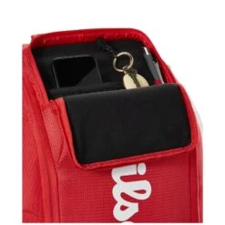Sac à Dos Wilson Super Tour Rouge -Tennis Compagnie Magasin sac a dos wilson super tour rouge 4