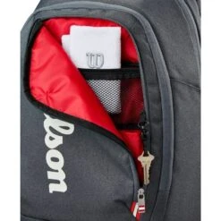 Sac à Dos Wilson Tour Noir -Tennis Compagnie Magasin sac a dos wilson tour noir 5