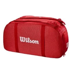 Sac Duffle Wilson Super Tour Coaches Rouge -Tennis Compagnie Magasin sac duffle wilson super tour coaches rouge 2