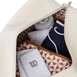 Sac Small Duffle Wilson Roland Garros 2025 Beige -Tennis Compagnie Magasin sac small duffle wilson roland garros 2025 beige 3