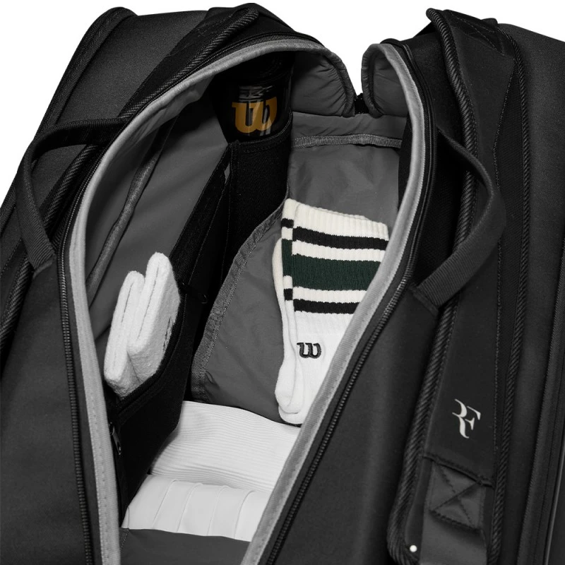 Sac Thermo Wilson RF Tournament 15 Raquettes Noir 5 Sac Thermo Wilson RF Tournament 15 Raquettes Noir – Image 5