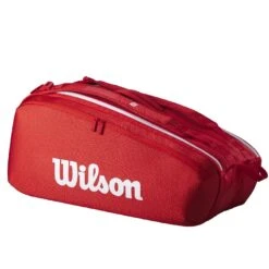 Sac Thermo Wilson Super Tour 9 Raquettes Rouge