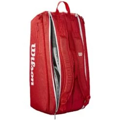 Sac Thermo Wilson Super Tour 9 Raquettes Rouge -Tennis Compagnie Magasin sac thermo wilson super tour 9 raquettes rouge 3