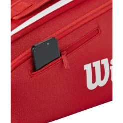Sac Thermo Wilson Super Tour 9 Raquettes Rouge -Tennis Compagnie Magasin sac thermo wilson super tour 9 raquettes rouge 5