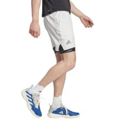 Short Adidas Pro 2 En 1 New York Gris -Tennis Compagnie Magasin short adidas pro 2 en 1 new york gris 2