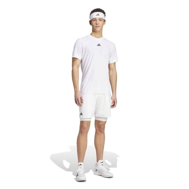 Tee-Shirt Adidas Airchill Pro Freelift Blanc 6 Tee-Shirt Adidas Airchill Pro Freelift Blanc – Image 6