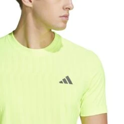 Tee-Shirt Adidas Pro Climacool+ Airchill Freelift Jaune -Tennis Compagnie Magasin tee shirt adidas pro climacool airchill freelift jaune 3