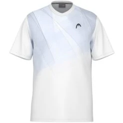 Tee-Shirt Enfant Head Topspin Blanc/Bleu