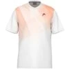 Tee-Shirt Enfant Head Topspin Blanc/Orange