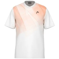 Tee-Shirt Enfant Head Topspin Blanc/Orange