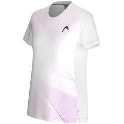 Tee-Shirt Femme Head Tie-Break Blanc/Rose -Tennis Compagnie Magasin tee shirt femme head tie break blancrose 2