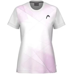Tee-Shirt Femme Head Tie-Break Blanc/Rose