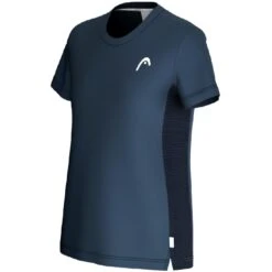 Tee-Shirt Femme Head Tie-Break Bleu Marine -Tennis Compagnie Magasin tee shirt femme head tie break bleu marine 2