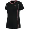Tee-Shirt Femme K-Swiss Hypercourt Crew 4 Noir