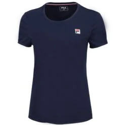 Tee-Shirt Fille Fila Leonie Bleu Marine