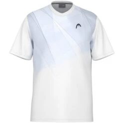 Tee-Shirt Head Topspin Blanc/Bleu