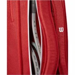 Thermo Wilson Super Tour 6 Raquettes Rouge -Tennis Compagnie Magasin thermo wilson super tour 6 raquettes rouge 2