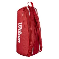 Thermo Wilson Super Tour 6 Raquettes Rouge -Tennis Compagnie Magasin thermo wilson super tour 6 raquettes rouge 8