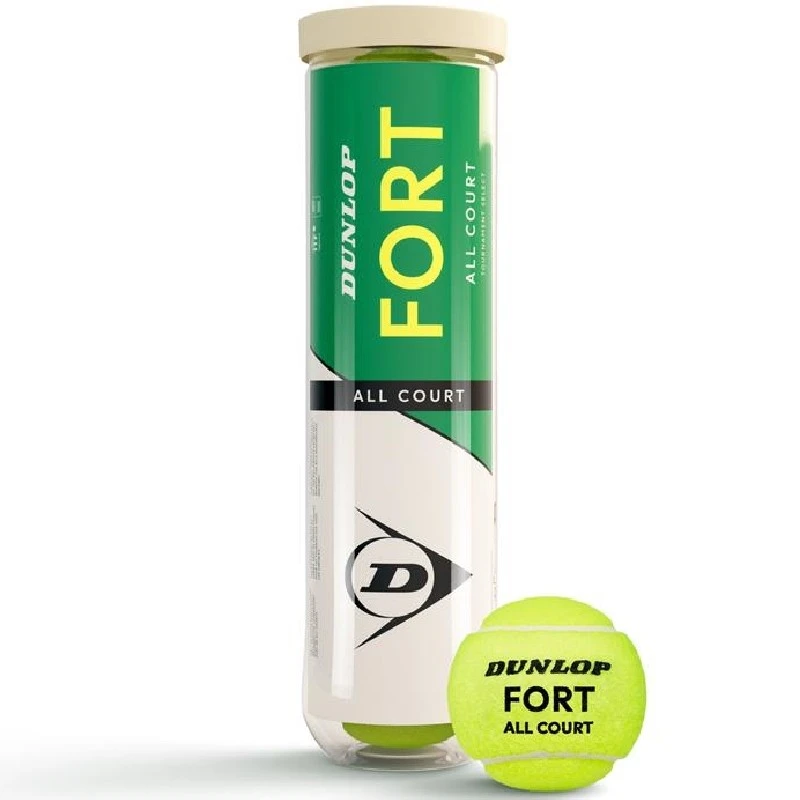 Tube De 4 Balles Dunlop Fort 1 Tube De 4 Balles Dunlop Fort
